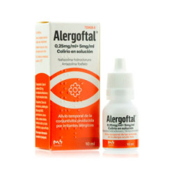 Alergoftal 0,25 mg/ml+ 5 mg/ml colirio en solucion 10 ml