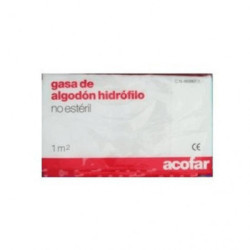 Gasa Algodon Hidrofilo No Esteril Acofar 1/2 M2